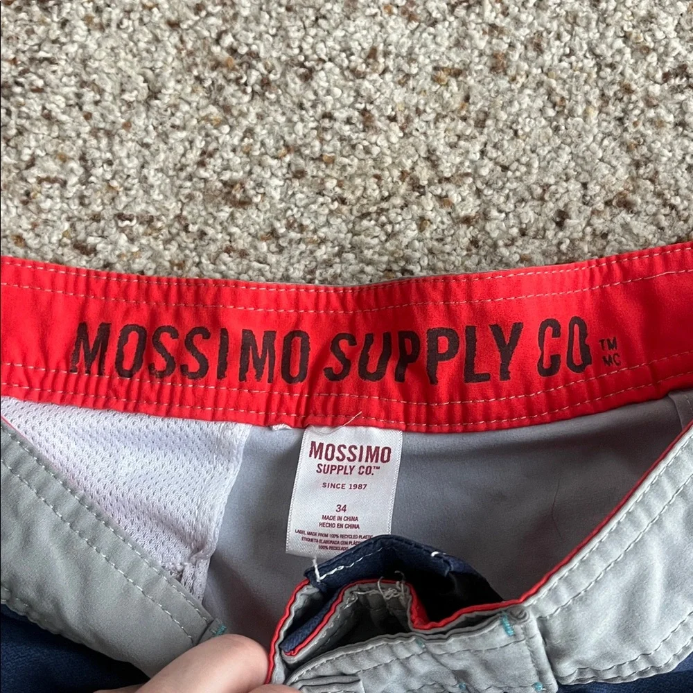 Mossimo Supply Co. Gradient Blue Board Shorts